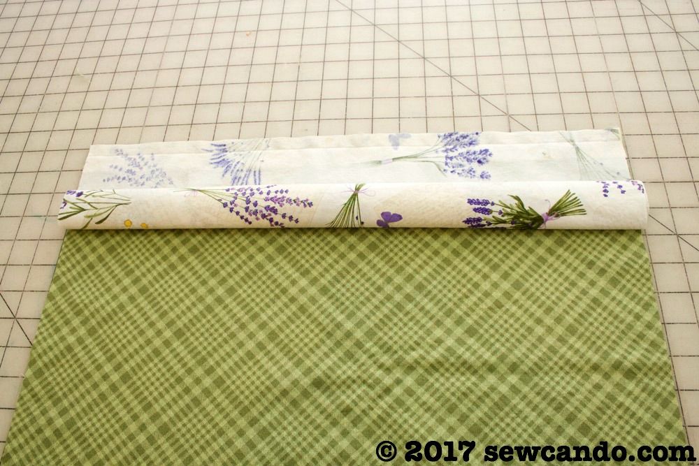 Sew Can Do Mother's Day Lavender Garden Neck Roll Pillow Tutorial
